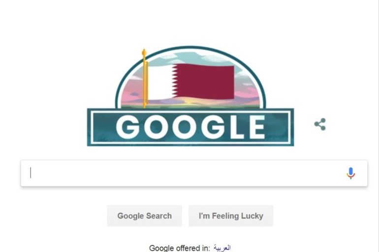 غوغل تحتفل باليوم الوطني لقطر