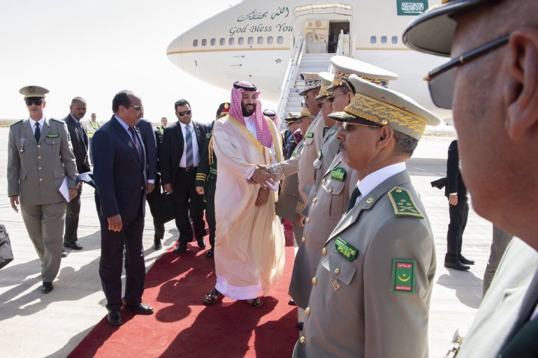 Crown Prince of Saudi Arabia Mohammad bin Salman in Mauritania- - NOUAKCHOTT, MAURITANIA - DECEMBER 2: (EDITORIAL USE ONLY – MANDATORY CREDIT -