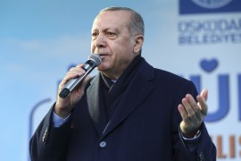 Turkish President Recep Tayyip Erdogan- - ISTANBUL, TURKEY - DECEMBER 08: Turkish President Recep Tayyip Erdogan makes a speech during mass opening ceremony in Istanbul, Turkey on December 08, 2018.