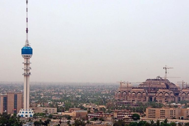 صورة لبرج بغداد (المصدر/ موقع وزارة الاتصالات العراقية)