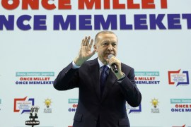 Turkish President Erdogan in Erzurum- - TRABZON, TURKEY - JANUARY 25: (----EDITORIAL USE ONLY – MANDATORY CREDIT -
