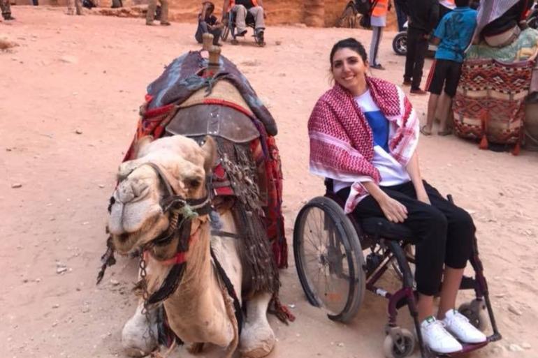 Nagwan Lithy - السياحة من حق ذوي الاحتياجات الخاصة- الأردن - أردنية تخصص دليلاً للأماكن السياحية المهيأة لذوي الاحتياجات الخاصة