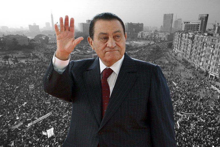 10 مشاهد تحكي قصة مبارك بعد الثورة