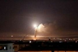 الغارات الاسرائيلية على ريف دمشق ليلا