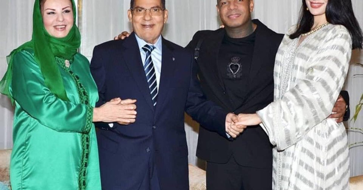 صور بن علي خلال عقد قران ابنته تثير سخرية التونسيين