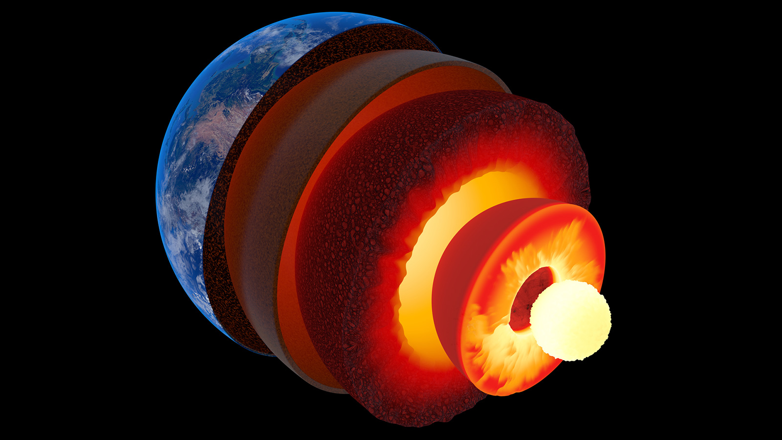 ‪أحدث التقديرات العلمية ترجح أن عمر النواة الداخلية للأرض يبلغ 565 مليون سنة فقط‬ (غيتي إيميجز)