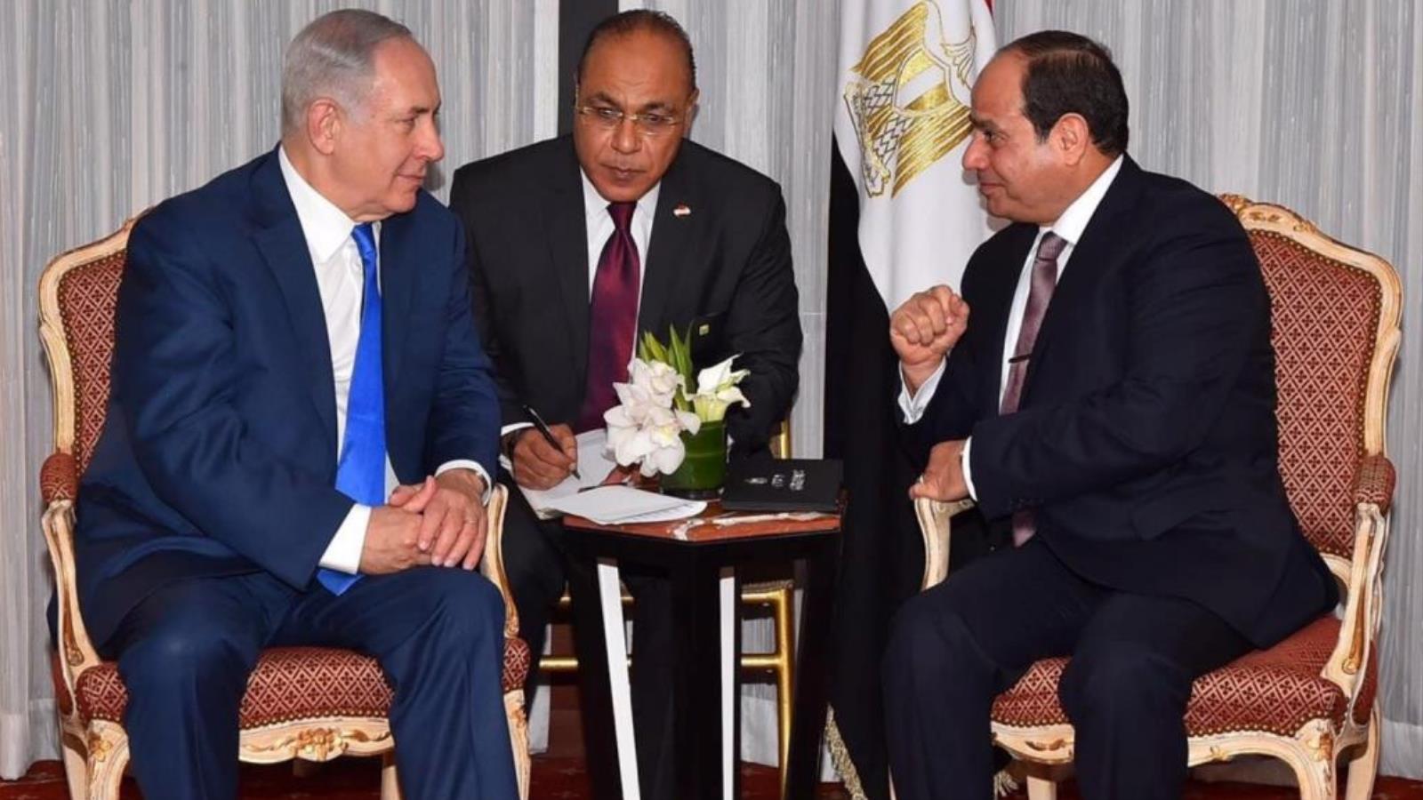 العلاقات المصرية الإسرائيلية تشهد تطورا إيجابيا منذ الانقلاب العسكري في يوليو/تموز 2013 (رويترز) 