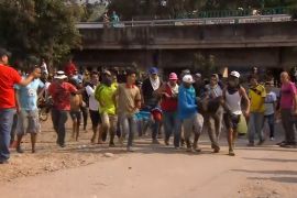 كر وفر بين المعارضين الفنزويليين وحرس الحدود