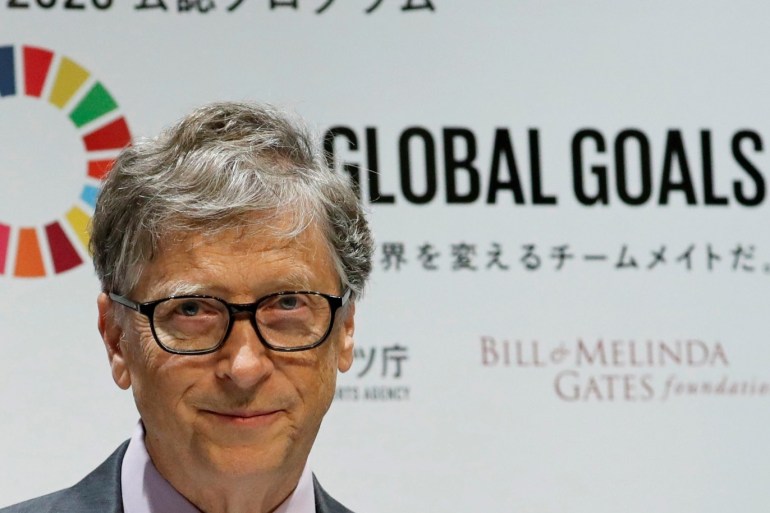 Bill Gates, co-chair of the Bill & Melinda Gates Foundation, attends a news conference as the foundation teams up with the Japan Sports Agency and Tokyo 2020 to promote the Sustainable Development Goals in conjunction with the Olympics, in Tokyo, Japan, November 9, 2018. REUTERS/Toru Hanai