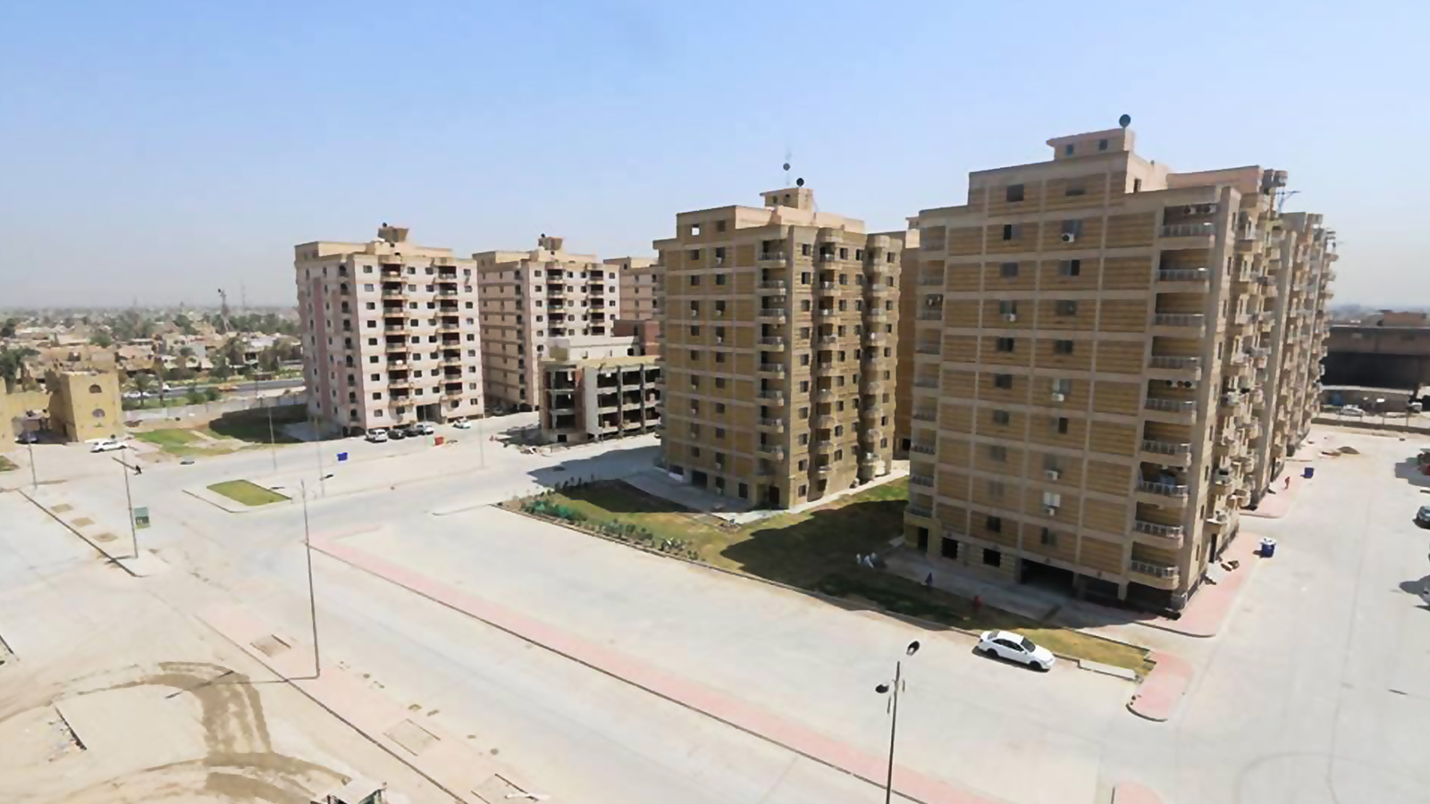 أحد المشاريع السكنية الجديدة شمالي بغداد