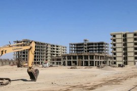 مشروع سكني غير مكتمل في بغداد