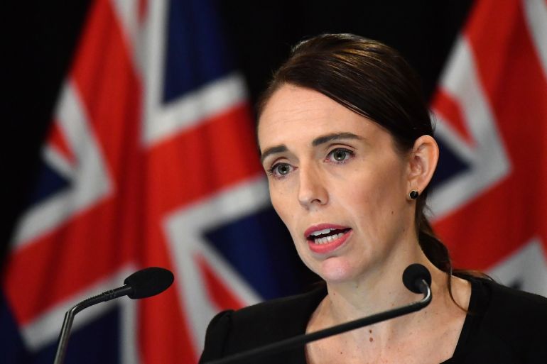 WELLINGTON, NEW ZEALAND - MARCH 16: New Zealand Prime Minister Jacinda Ardern speaks to the media on March 16, 2019 in Wellington, New Zealand. At least 49 people are confirmed dead, with more than 40 people injured following attacks on two mosques in Christchurch on Friday afternoon. 41 of the victims were killed at Al Noor Mosque on Deans Avenue and seven died at Linwood mosque. Another victim died later in Christchurch hospital. Three people are in custody over the m