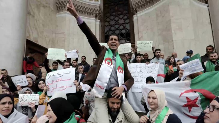 مظاهرات الجزائر مستمرة وتعزز بانخراط الهيئات والنقابات