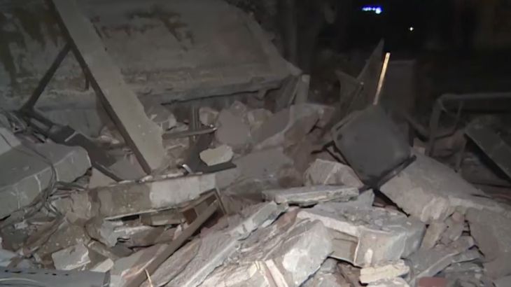 بالفيديو.. المبني الذي قصفته إسرائيل بغزة سكني وليس عسكريا