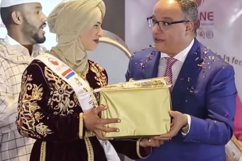 الفائزة بلقب ملكة جمال « عاملات النظافة » بالمغرب