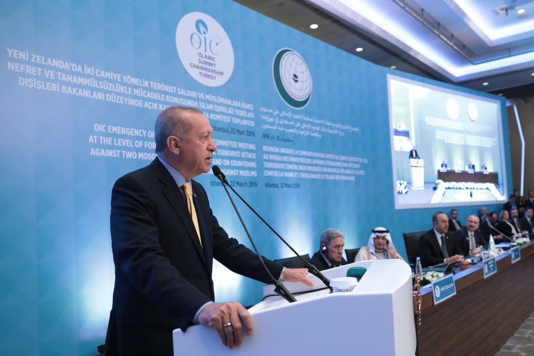 OIC Emergency Open-Ended Executive Committee Meeting in Istanbul- - ISTANBUL, TURKEY - MARCH 22: (----EDITORIAL USE ONLY – MANDATORY CREDIT -