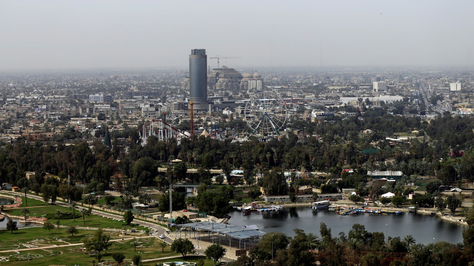 منظر عام للعاصمة بغداد (رويترز)