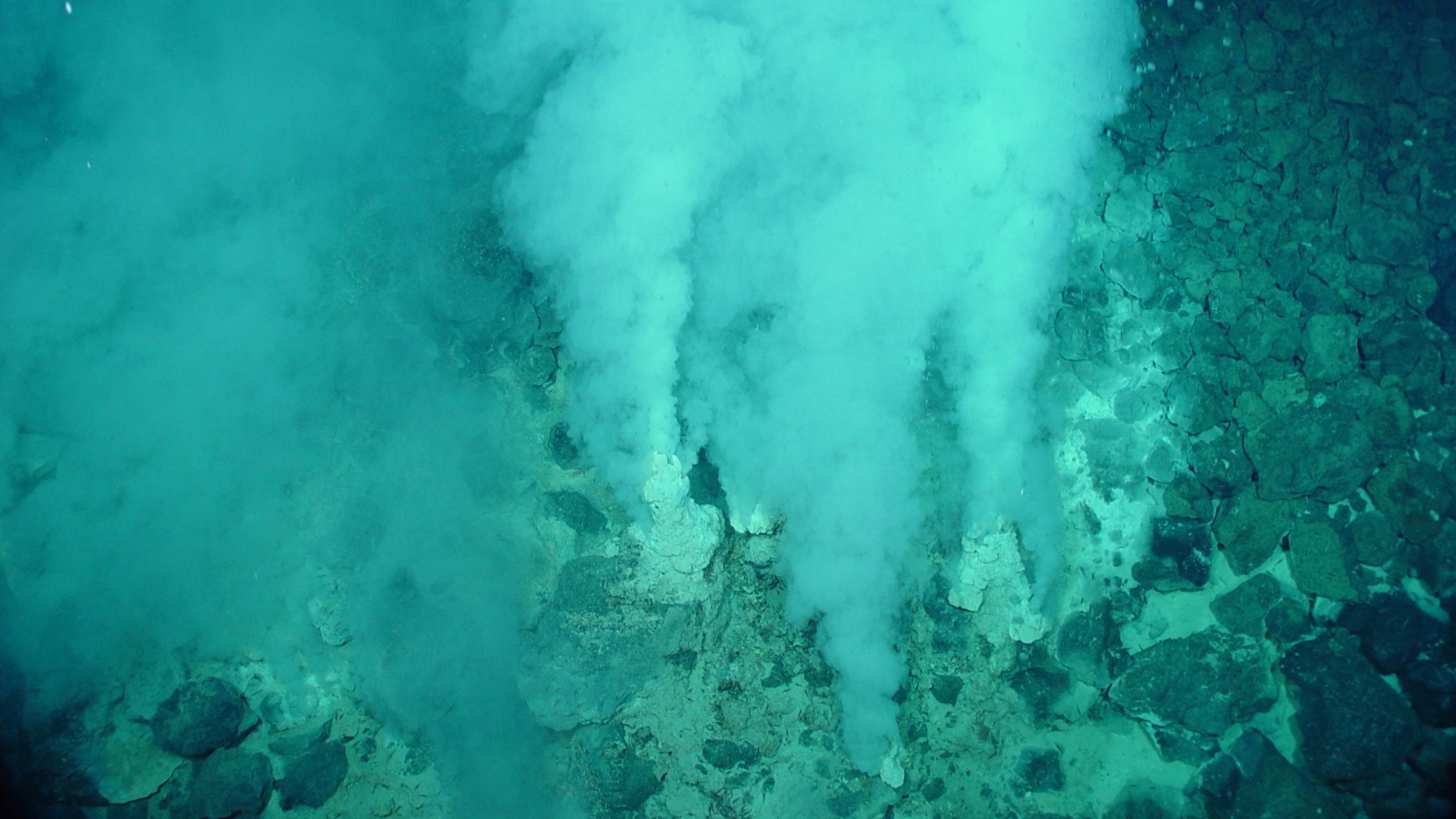 فتحات حرارية مائية في قاع المحيط (ويكيميديا كومونز)