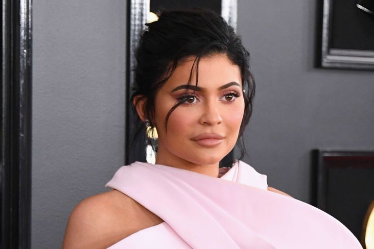 LOS ANGELES, CALIFORNIA - FEBRUARY 10: Kylie Jenner attends the 61st Annual GRAMMY Awards at Staples Center on February 10, 2019 in Los Angeles, California. Jon Kopaloff/Getty Images/AFP== FOR NEWSPAPERS, INTERNET, TELCOS & TELEVISION USE ONLY ==