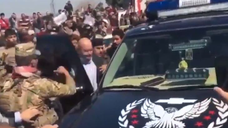 مغادرة الرئيس العراقي برهم صالح موقع غرق العبّارة