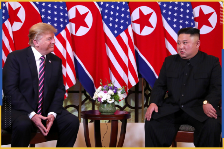 القمة التي جمعت بين الرئيس الأميركي "دونالد ترامب" والزعيم الكوري الشمالي "كيم جونغ أون" في فيتنام (رويترز)