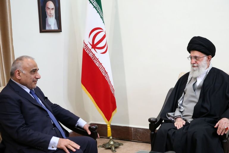 Iraqi Prime Minister Adil Abdulmehdi in Iran- - TEHRAN, IRAN - APRIL 06: (----EDITORIAL USE ONLY – MANDATORY CREDIT -
