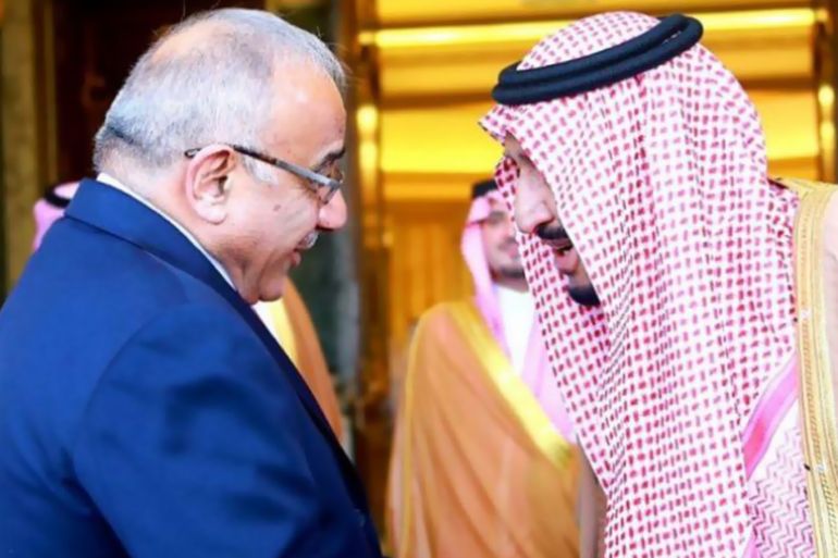رئيس الوراء العراقي في السعودية/ المصدر وكالة الانباء السعودية