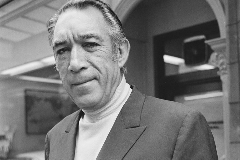 American actor Anthony Quinn, 22nd August 1970. (Photo by Kaye/Daily Express/Hulton Archive/Getty Images)