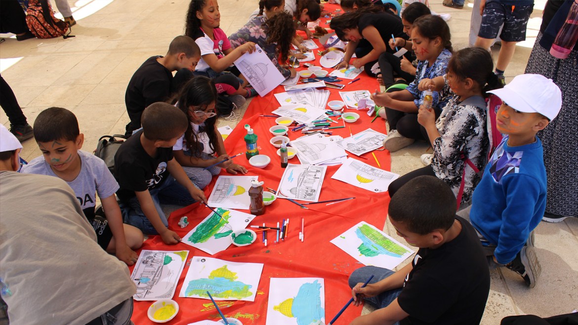 15-جانب من فعاليات الأطفال في معسكر القدس أولا