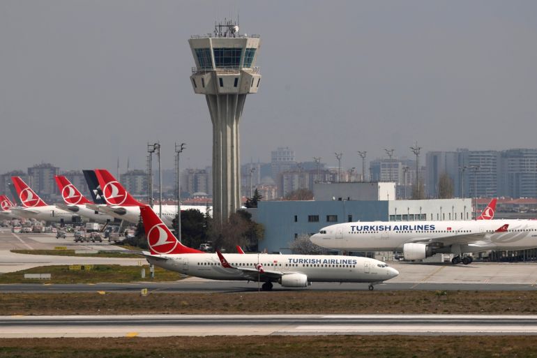 A Turkish Airlines (THY) Boeing 737-800 aircraft prepares to take off at Ataturk International Airport in Istanbul, Turkey, April 3, 2019. Picture taken April 3, 2019. REUTERS/Murad Sezer