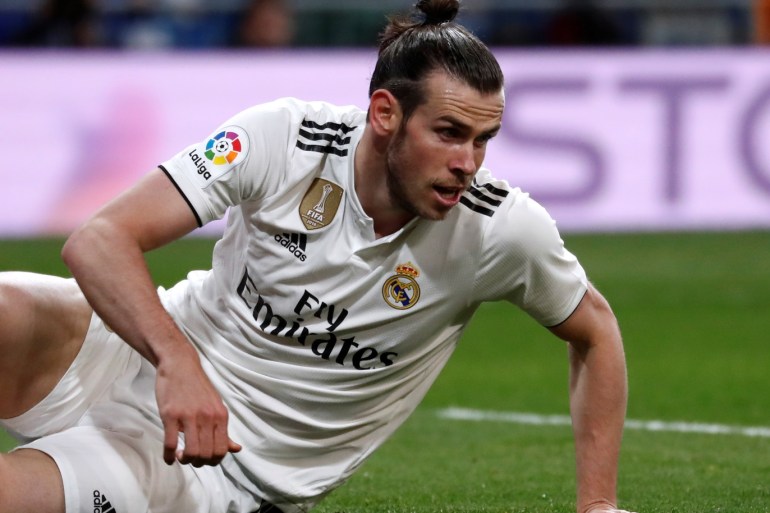 Soccer Football - La Liga Santander - Real Madrid v SD Huesca - Santiago Bernabeu, Madrid, Spain - March 31, 2019 Real Madrid's Gareth Bale looks on REUTERS/Juan Medina