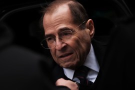 NEW YORK, NEW YORK - MARCH 25: U.S. House Judiciary Committee Chairman Jerry Nadler (D-NY) speaks to reporters after attending an event in Manhattan on March 25, 2019 in New York City. Nadler said yesterday that his committee will call Attorney General William Barr to testify now that special counsel Robert Mueller has completed his report on Russian interference in the 2016 presidential election. Spencer Platt/Getty Images/AFP== FOR NEWSPAPERS, INTERNET, TELCOS & TEL