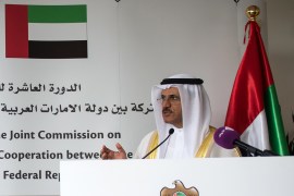 Minister of Economic Affairs of the United Arab Emirates (UAE) Sultan bin Saeed Al Mansouri (
