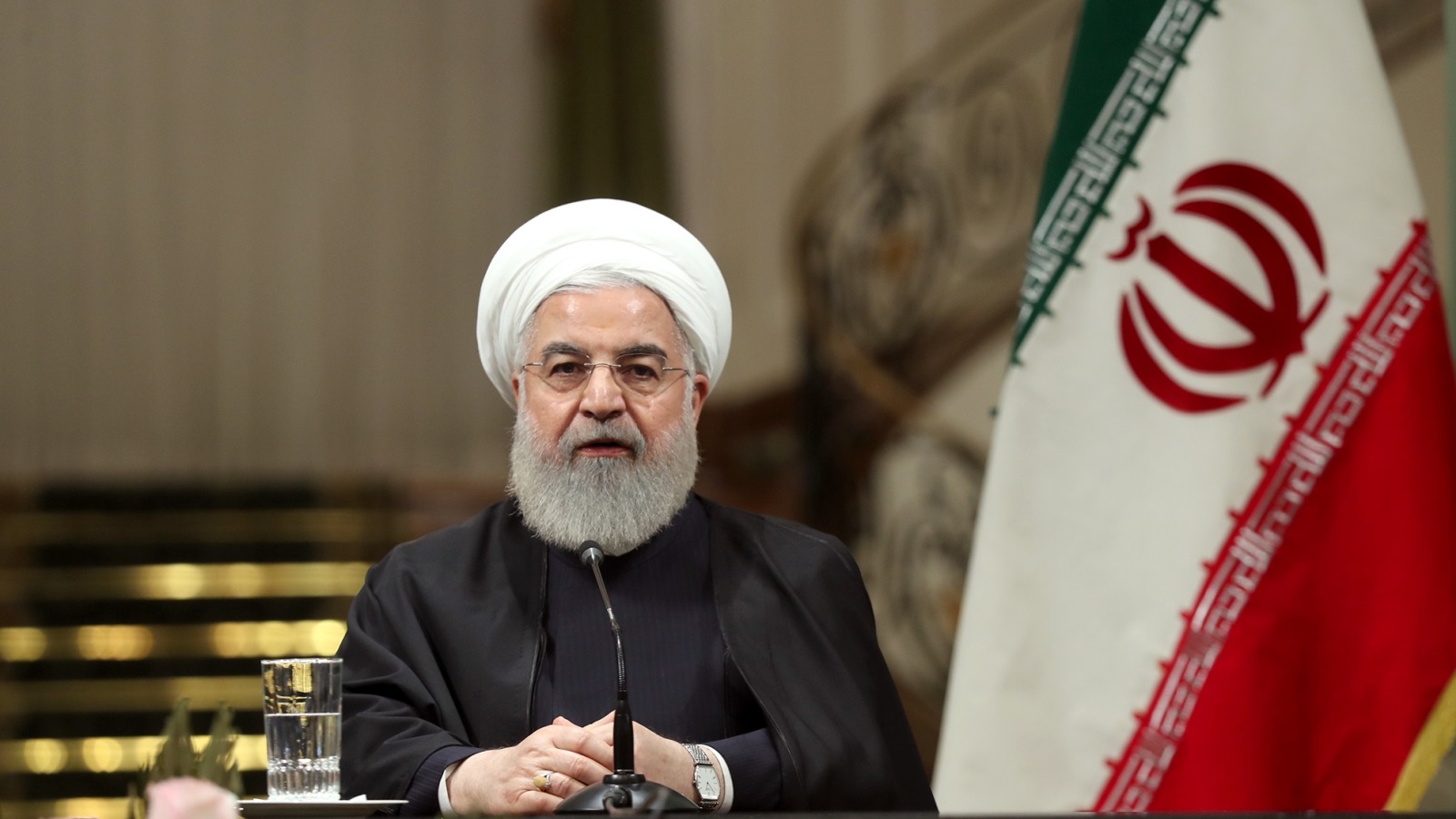 ‪روحاني: السعودية والإمارات ترتكبان خطأ بمساعدة ترامب‬ (الأناضول)