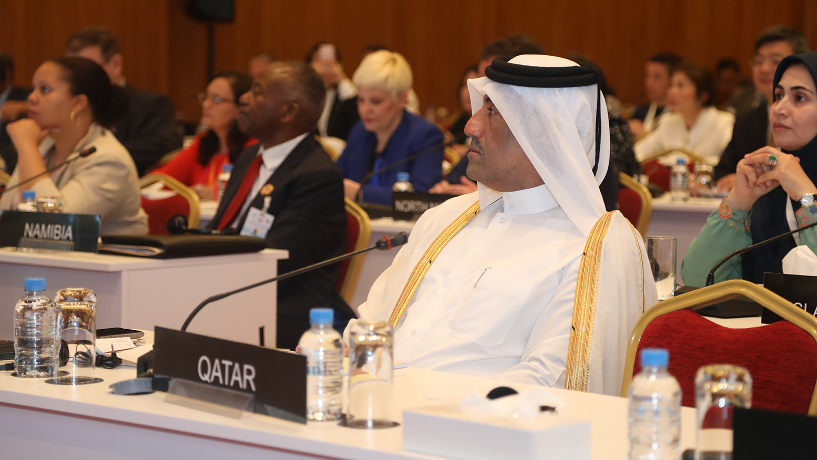‪الأحبابي ينوه بتقديم قطر توصية للجنة السلم والأمن الدوليين بشأن سيادة الدول‬ (الجزيرة)