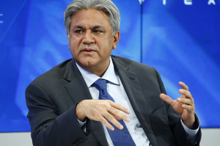 Arif Naqvi, Founder and Group Chief Executive of Abraaj Group attends the annual meeting of the World Economic Forum (WEF) in Davos, Switzerland, January 17, 2017. REUTERS/Ruben Sprich