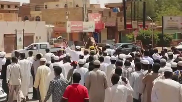 مظاهرات لتيار نصرة الشريعة في الخرطوم
