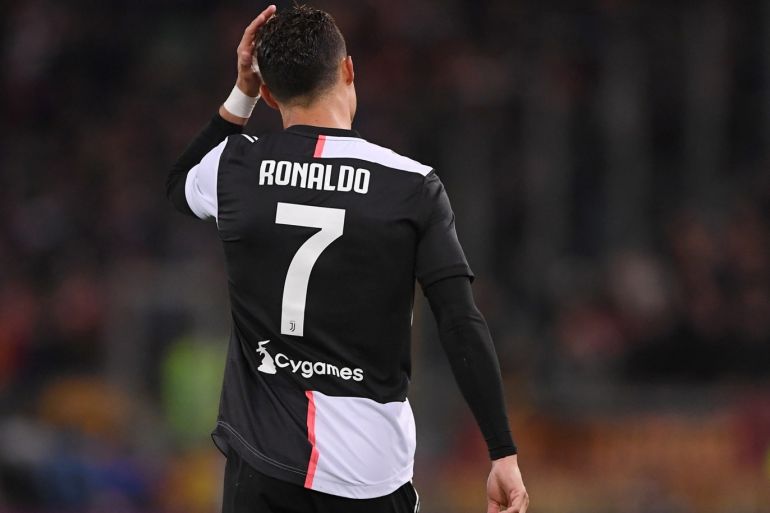 Soccer Football - Serie A - AS Roma v Juventus - Stadio Olimpico, Rome, Italy - May 12, 2019 Juventus' Cristiano Ronaldo REUTERS/Alberto Lingria