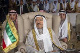 30th Arab League Summit in Tunis- - TUNIS, TUNISIA - MARCH 31: Emir of Kuwait Sheikh Sabah IV Ahmad Al-Jaber Al-Sabah attends the opening session of the 30th Arab League Summit in Tunis, Tunisia on March 31, 2019.