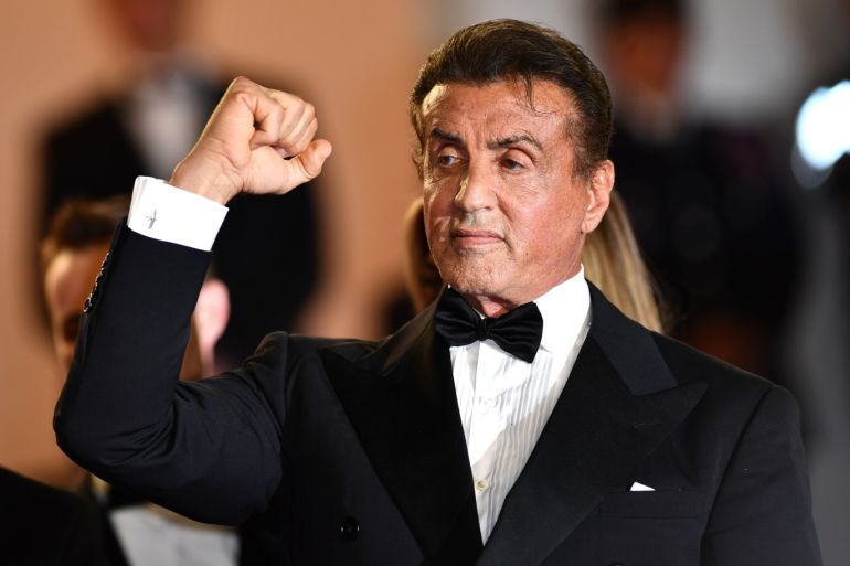 72nd Cannes Film Festival, Rambo V: Last Blood Premiere- - CANNES, FRANCE - MAY 24: US actor Sylvester Stallone arrives for the screening of the film 'Rambo V: Last Blood' at the 72nd annual Cannes Film Festival in Cannes, France on May 24, 2019.