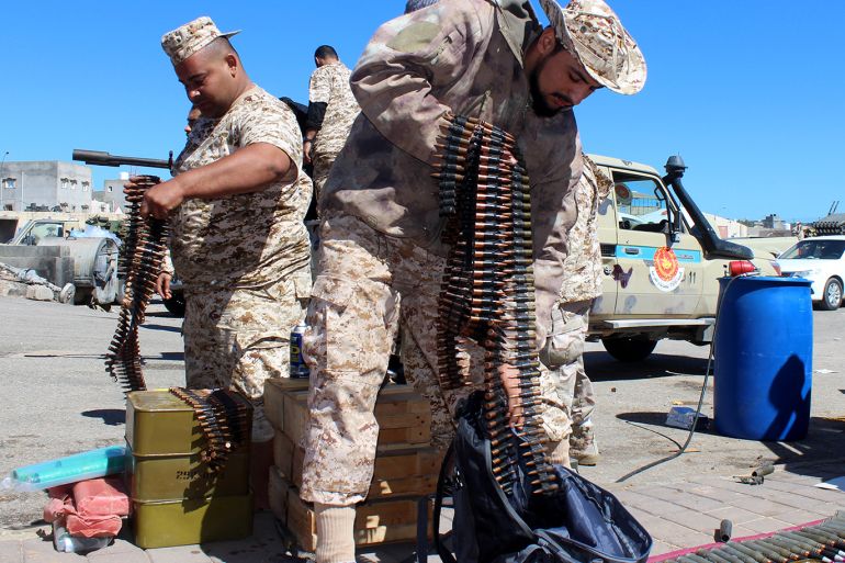 Misrata militia prepare to go for frontline in Tripoli