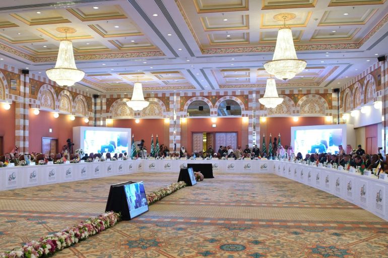 A general view of a preparatory meeting for the GCC, Arab and Islamic summits in Jeddah, Saudi Arabia, May 29, 2019. REUTERS/Waleed Ali