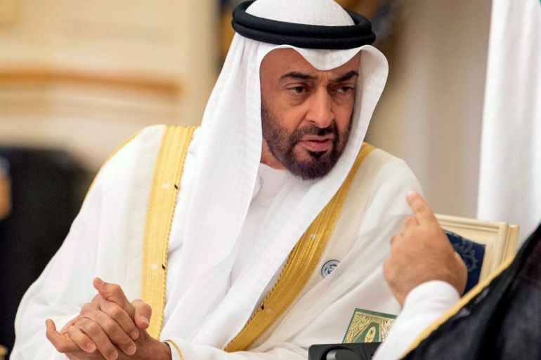 Abu Dhabi’s Crown Prince Sheikh Mohammed bin Zayed Al Nahyan in Jeddah on June 6, 2018. Photo: Balkis Press/Abaca/Sipa via AP