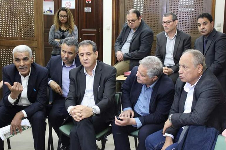 بعض النواب المستقيلين ممن الجبهة الشعبية/مقر البرلمان/العاصمة تونس/مايو/آيار 2019 (مواقع التواصل)