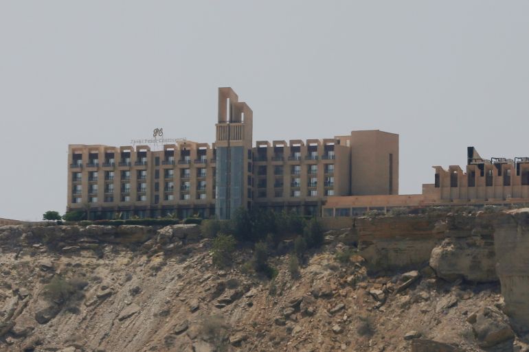 A general view of the Pearl Continental (PC) hotel in Gwadar, Pakistan April 11, 2017. Picture taken April 11, 2017. REUTERS/Akhtar Soomro