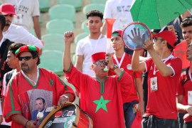 Soccer Football - Africa Cup of Nations 2019 - Group D - Morocco v Namibia - Al Salam Stadium, Cairo, Egypt - June 23, 2019 Morocco fans before the match REUTERS/Suhaib Salem