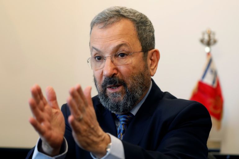 Ehud Barak, chairman of InterCure, a holding company of small medical firms, that bought medical cannabis developer Canndoc, speaks during an interview with Reuters in Tel Aviv, Israel January 29, 2019. Picture taken January 29, 2019. REUTERS/Ronen Zvulun