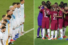 كومبو قطر والأرجنتيين (رويترز)
