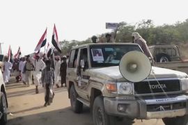 اعتصامات بالمهرة اليمنية ضد وجود القوات السعودية