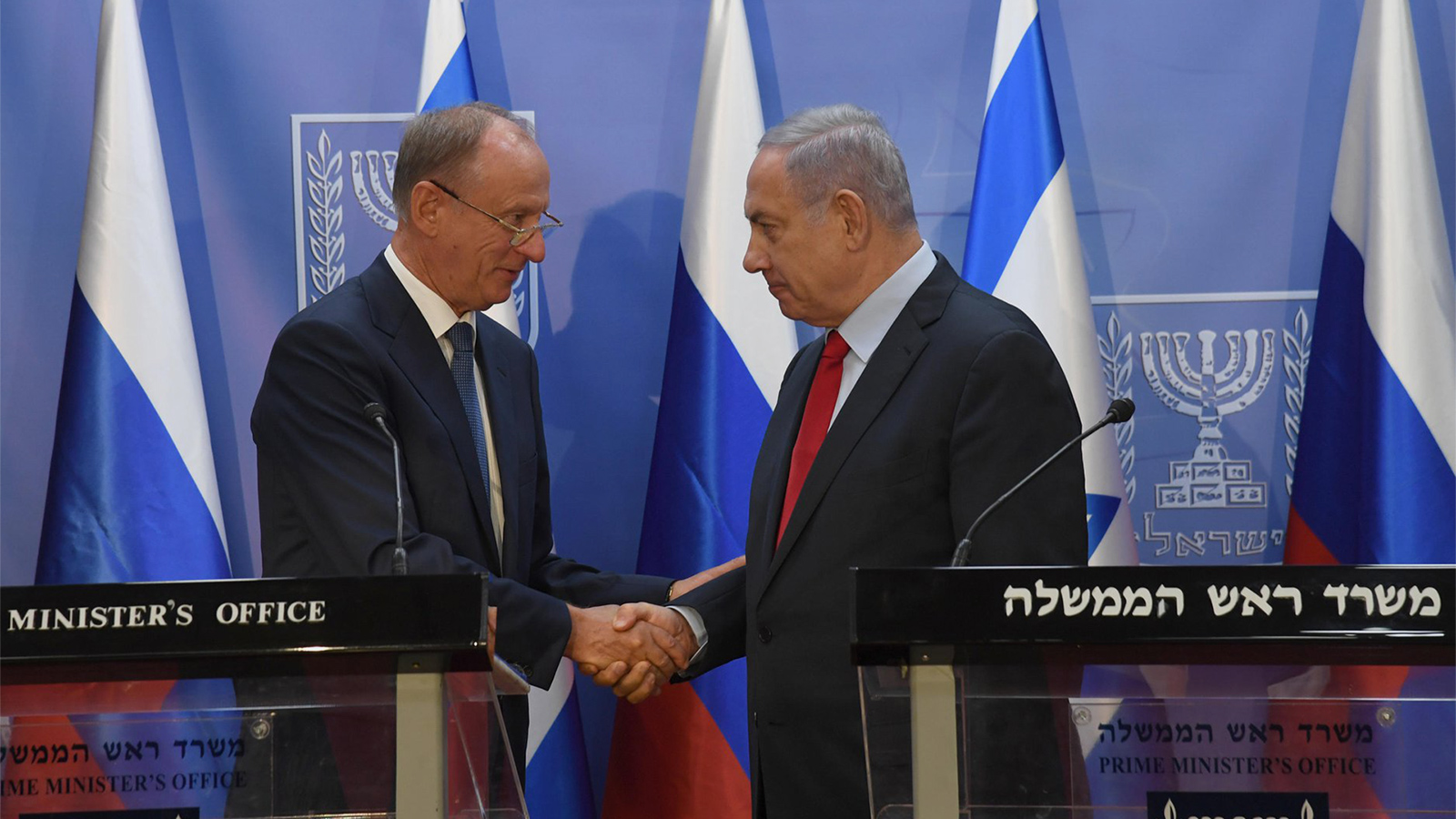 ‪نتنياهو يستقبل مستشار الأمن القومي الروسي‬ (الصحافة الإسرائيلية)